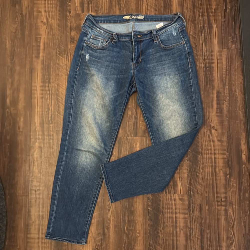 Old Navy Women's Boyfriend Jeans - Classic Blue